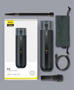 Odkurzacz ręczny Baseus Baseus A2 bezprzewodowy mini odkurzacz samochodowy 70 W 5000 Pa zielony (CRXCQA2-06) 23