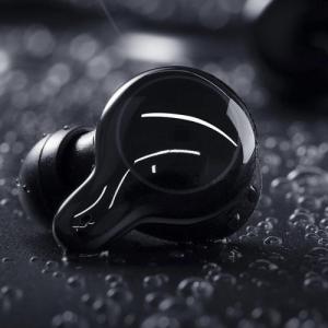 Słuchawki Joyroom Joyroom wodoodporne IPX5 bezprzewodowe słuchawki Bluetooth 5.0 TWS LED czarny (JR-T12) 12