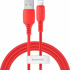 Kabel USB Baseus USB-A - Lightning 1.2 m Czerwony (6953156214392) 1