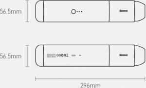 Odkurzacz ręczny Baseus Baseus A3 bezprzewodowy odkurzacz samochodowy 135 W 15000 Pa czarny (CRXCQA3-0A) 6