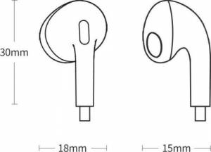 Słuchawki Baseus Baseus Encok C17 douszne słuchawki na kablu z mikrofonem USB Typ C białe (NGCR010002) 6