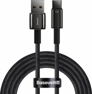 Kabel USB Baseus USB-A - USB-C 2 m Czarny (6953156204942) 1