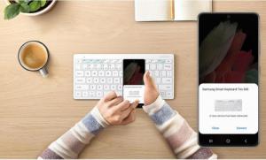 Klawiatura Samsung Trio 500 Bezprzewodowa Biała US (8806092210639) 6