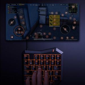 Podstawka Baseus Baseus Gamo GA01 adapter 2x USB HUB Bluetooth Android iOS na mysz i klawiaturę czarny (GMGA01-01) 13