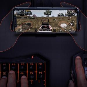 Podstawka Baseus Baseus Gamo GA01 adapter 2x USB HUB Bluetooth Android iOS na mysz i klawiaturę czarny (GMGA01-01) 2