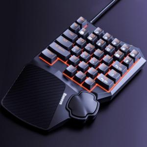 Podstawka Baseus Baseus Gamo GA01 adapter 2x USB HUB Bluetooth Android iOS na mysz i klawiaturę czarny (GMGA01-01) 7