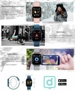 Smartwatch Rubicon ZEGAREK UNISEX Rubicon Smartwatch - grey (zr606b) 12