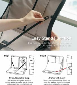 Torba Ringke Smart Zip Pouch 13" czarny 7