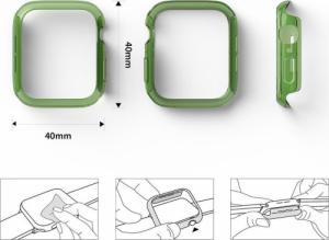 Ringke Ringke Slim Watch Case zestaw 2x etui na zegarem smartwatch Watch 6 40mm / Watch 5 40mm / Watch 4 40mm / Watch SE 40mm przezrocz 8