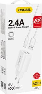 Ładowarka Dudao A2EU 2x USB-A 2.4 A (6970379615386) 5