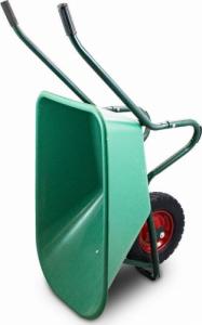 Bituxx TACZKA OGRODOWA 100L Z MISĄ PVC + PEŁNE KOŁO OPONA BEZDĘTKOWA 5