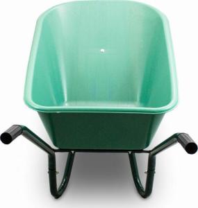 Bituxx TACZKA OGRODOWA 100L Z MISĄ PVC + PEŁNE KOŁO OPONA BEZDĘTKOWA 6