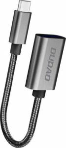 Adapter USB Dudao Dudao adapter przejściówka kabel OTG z USB 2.0 na USB Typ C szary (L15T) 1