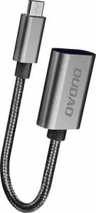 Adapter USB Dudao Dudao adapter przejściówka kabel OTG z USB 2.0 na micro USB szary (L15M) 1