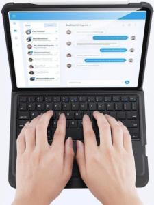 Dux Ducis Dux Ducis Touchpad Keyboard Case etui na tablet bezprzewodowa klawiatura Bluetooth iPad Air 2020 (iPad Air 4) / iPad Pro 11 20 2