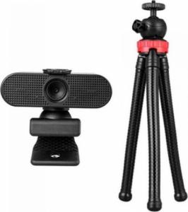 Kamera internetowa Iggual WC1080+ mini Tripod MT360 (IGG317167+ IGG317259) 1