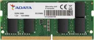 Pamięć do laptopa ADATA Premier, SODIMM, DDR4, 4 GB, 2666 MHz, CL19 (AD4S26664G19-SGN) 1