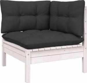 vidaXL vidaXL 7-cz. zestaw wypoczynkowy do ogrodu, z poduszkami, sosnowy 3