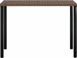 vidaXL vidaXL 5-cz. zestaw wypoczynkowy do ogrodu, rattan PE, brązowy 8