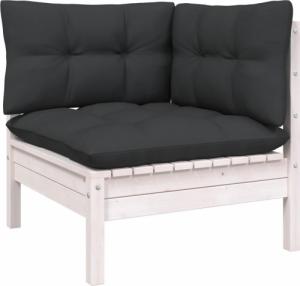 vidaXL vidaXL 7-cz. zestaw wypoczynkowy do ogrodu, z poduszkami, sosnowy 3