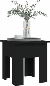 vidaXL vidaXL Stolik kawowy, czarny, 40x40x42 cm, płyta wiórowa 4