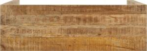 vidaXL vidaXL Stolik konsola, 110 x 35 x 76 cm, surowe drewno mango 3
