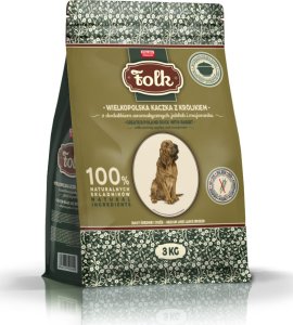 Folk Folk Dog Adult M&L Kaczka Królik 3 kg 1