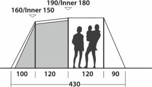 Namiot turystyczny Easy Camp Huntsville 400 zielony 7