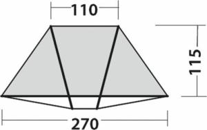 Easy Camp Easy Camp Namiot plażowy Beach, szaro-piaskowy 3