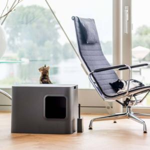 Hoopo Hoopo Kuweta dla kota Dome, szara 9