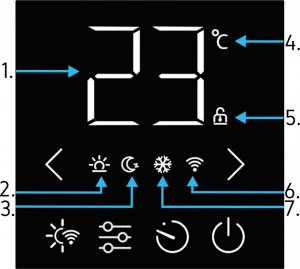 Grzejnik Yoer CH03BK konwektorowy 2500 W 9