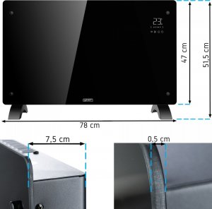 Grzejnik Yoer CH03BK konwektorowy 2500 W 13