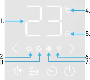 Grzejnik Yoer CH03W konwektorowy 2000 W 9
