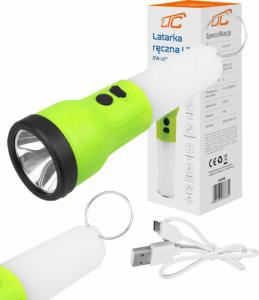 Latarka LTC LATARKA LAMPKA LED 2w1 AKUMULATOROWA USB UCHWYT 11