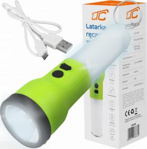 Latarka LTC LATARKA LAMPKA LED 2w1 AKUMULATOROWA USB UCHWYT 4