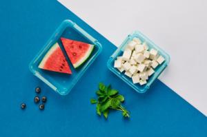 Moxom POJEMNIKI PLASTIKOWE NA ŻYWNOŚC PUDEŁKA 0,5L 3szt MOXOM 4