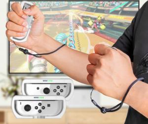 JYS 2x Kierownica + Uchwyt 2w1 do Nintendo Switch OLED i Nintendo Switch 4