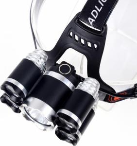 Latarka czołowa Pronett LATARKA CZOŁOWA CZOŁÓWKA MOCNA LED 5X XML-T6 () - 0112 5