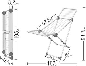 Suszarka na pranie Artweger SuperDry Mini 167cm (SUPERDRY MINI) 4