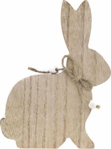 Dekoracja świąteczna Pepco PEPCO Zając MDF Ciemnobeżowy 3