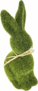 Dekoracja świąteczna Pepco PEPCO Dekoracja zając flokowany Zielony 3