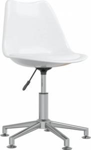 Krzesło biurowe vidaXL 338308 Białe 1
