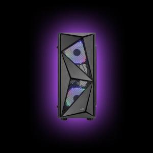 Komputer Gaming Aerocool Cosmo Tower Intel Core i7 GeForce GT 1030 16GB DDR3 512GB SSD Windows 10 Pro 2