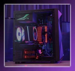 Komputer Gaming Aerocool Cosmo Tower Intel Core i7 GeForce GT 1030 16GB DDR3 512GB SSD Windows 10 Pro 5