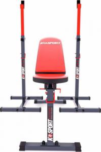 K-Sport ZESTAW STOJAKI + ŁAWKA TRENINGOWA POD SZTANGĘ do ćwiczeń 3