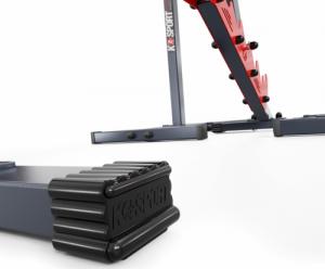 K-Sport ZESTAW STOJAKI + ŁAWKA TRENINGOWA POD SZTANGĘ do ćwiczeń 5