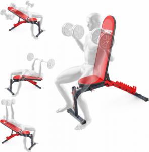 K-Sport ZESTAW STOJAKI + ŁAWKA TRENINGOWA POD SZTANGĘ do ćwiczeń 6