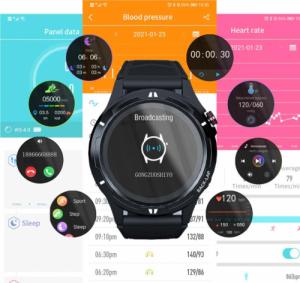 Smartwatch Lokmat MK18 Pomarańczowy Czarny 9