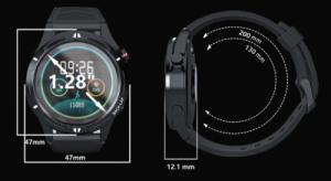 Smartwatch Lokmat MK18 Zielony Czarny 13