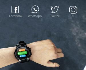 Smartwatch Lokmat Attack Granatowy 11